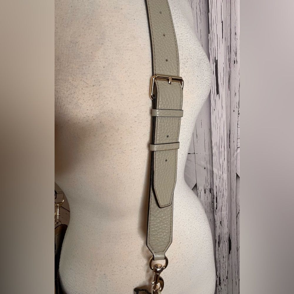 Rebecca Minkoff studded crossbody bag taupe, soft pebbled genuine leather - Picture 5 of 10